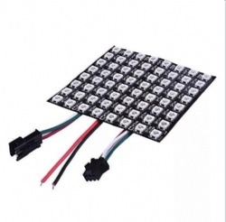 80*80mm WS2812B LED Digital Addressable Flexible LED Display Screen