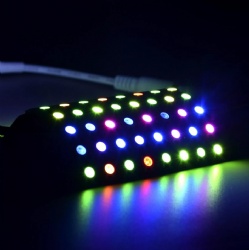 80*80mm WS2812B LED Digital Addressable Flexible LED Display Screen